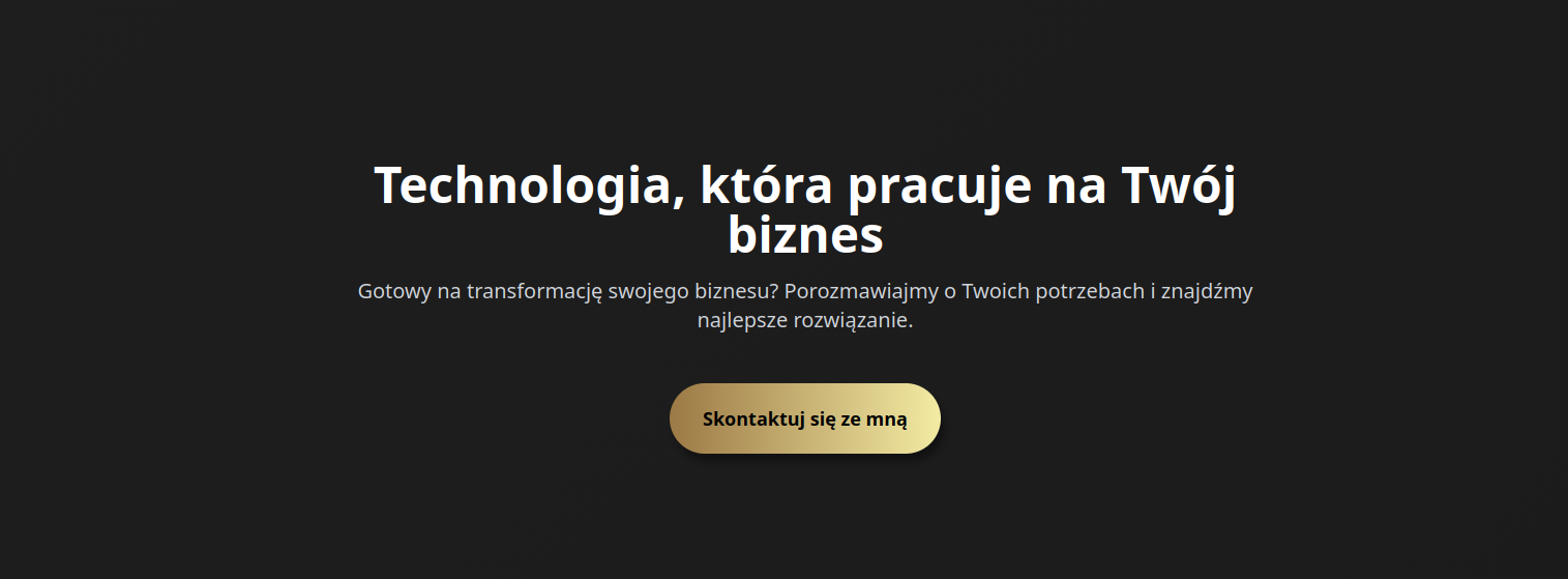 Przykład pojedynczego CTA
